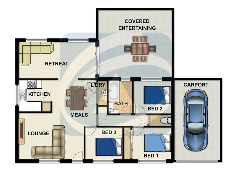 Floorplan of Homely house listing, 4 Claret Court, Kingston QLD 4114