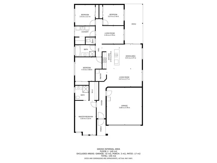 Floorplan of Homely house listing, 34 Cutler Crescent, Wodonga VIC 3690