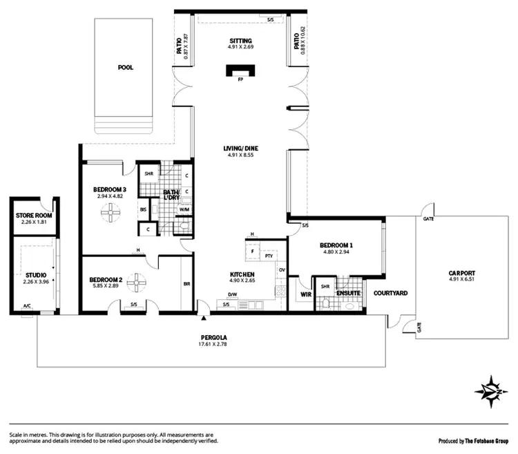 Floorplan of Homely house listing, 23 Moorhouse Avenue, Myrtle Bank SA 5064