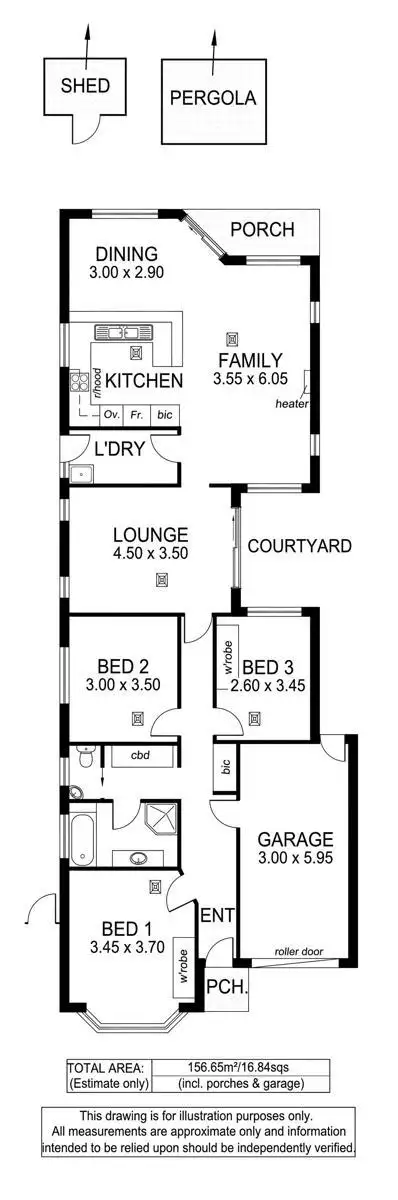 Floorplan of Homely house listing, 72A Pildappa Avenue, Park Holme SA 5043