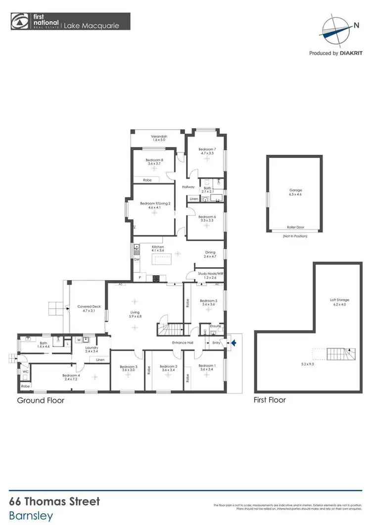 Floorplan of Homely house listing, 66 Thomas Street, Barnsley NSW 2278