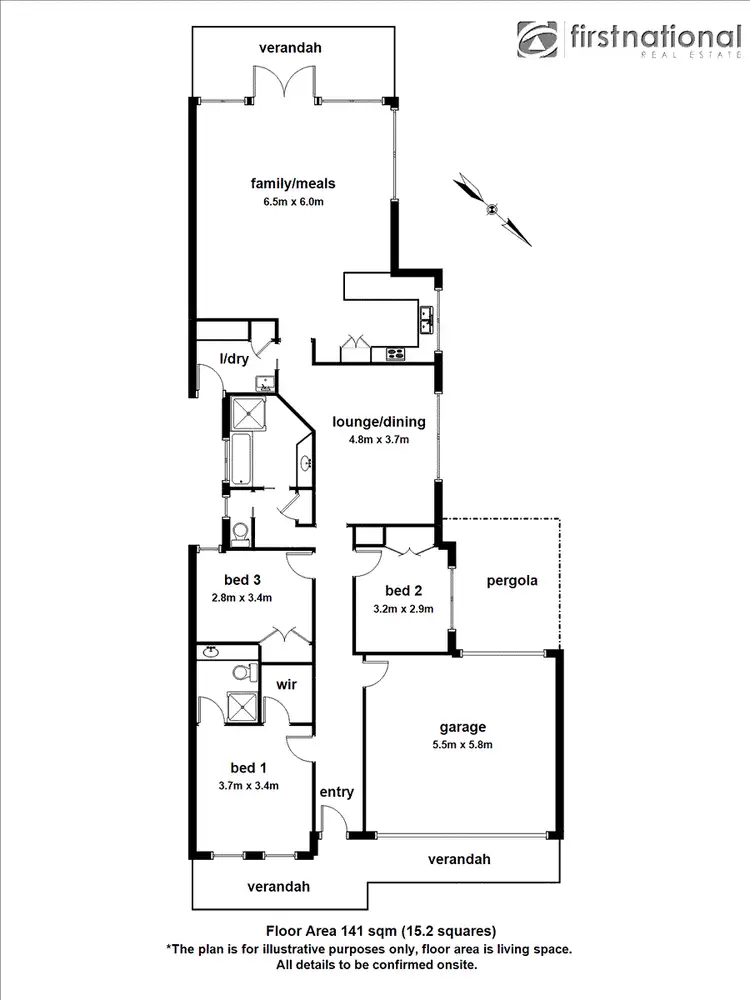 Floorplan of Homely house listing, 35 John Fisher Drive, Berwick VIC 3806