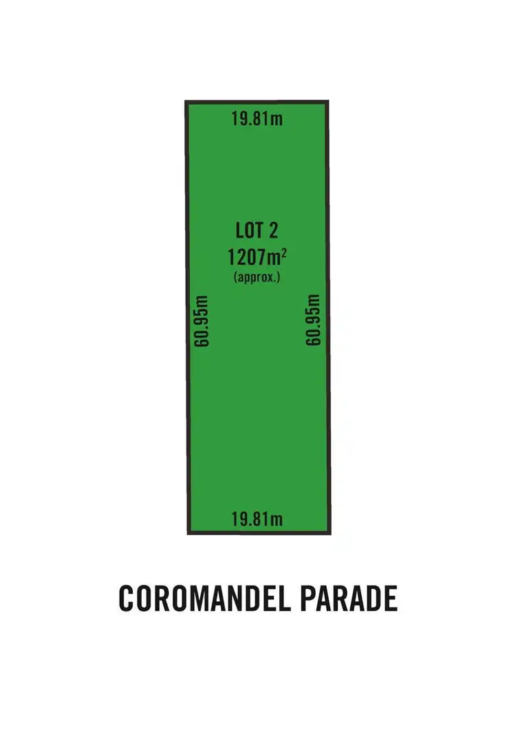 Floorplan of Homely land listing, LOT 2, 95A Coromandel Parade, Coromandel Valley SA 5051
