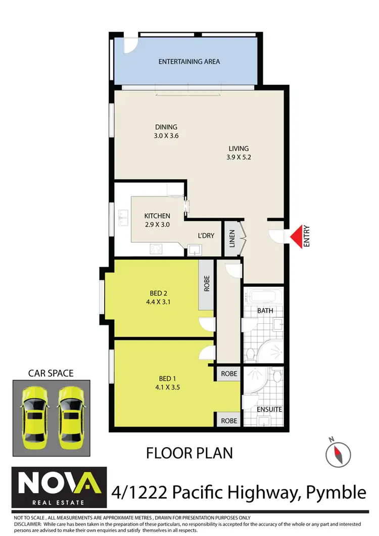 Floorplan of Homely apartment listing, 4/1222 Pacific Highway, Pymble NSW 2073