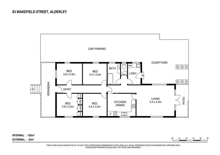 Floorplan of Homely house listing, 83 Wakefield Street, Alderley QLD 4051