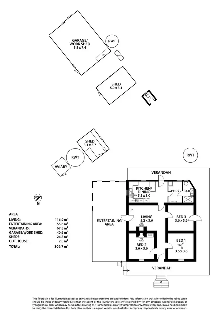 Floorplan of Homely house listing, 6 William Street, Mannum SA 5238