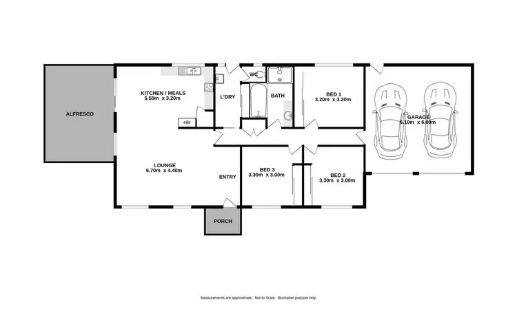 Floorplan of Homely house listing, 4 Sarah Street, Wahgunyah VIC 3687