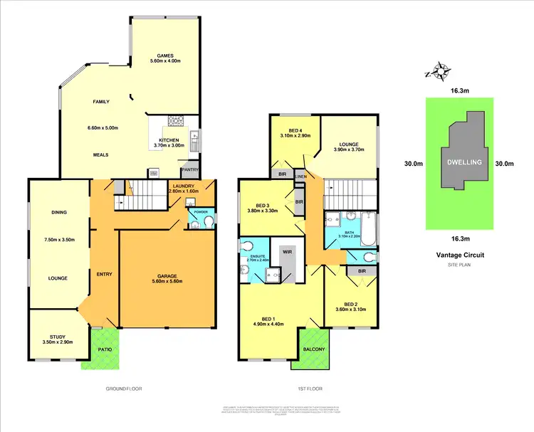 Floorplan of Homely house listing, 23 Vantage Circuit, Cameron Park NSW 2285
