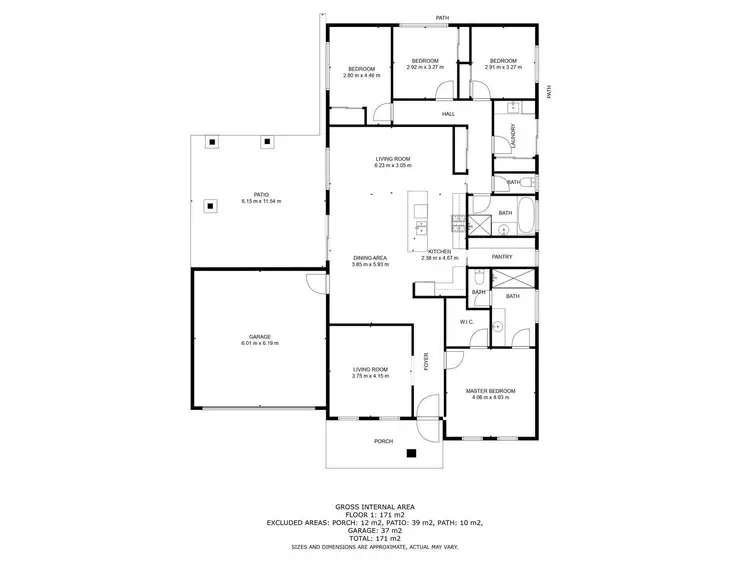 Floorplan of Homely house listing, 16 Callus Street, Killara VIC 3691