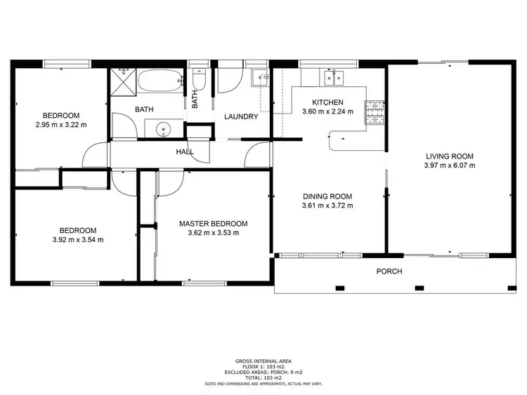 Floorplan of Homely house listing, 40 Ware Avenue, West Wodonga VIC 3690