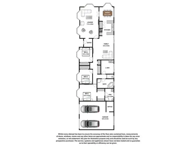Floorplan of Homely house listing, 17 Beaver Street, Winslow VIC 3281