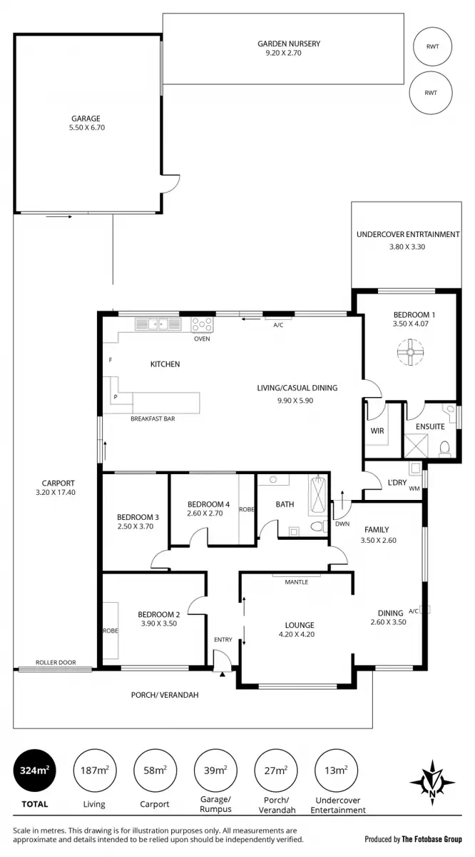 Floorplan of Homely house listing, 13 Ansett Avenue, Netley SA 5037