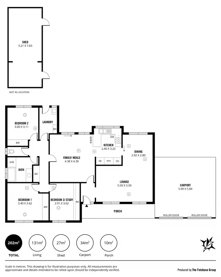 Floorplan of Homely house listing, 7 Pengana Drive, Hawthorndene SA 5051