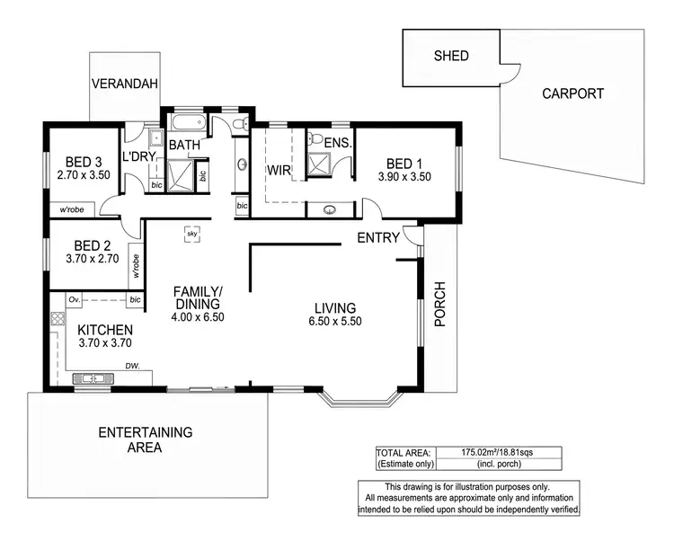 Floorplan of Homely house listing, 5B Willunga Street, Eden Hills SA 5050