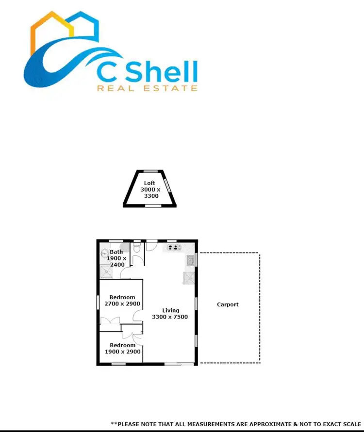Floorplan of Homely unit listing, 2/6 Victoria Street, Loch Sport VIC 3851