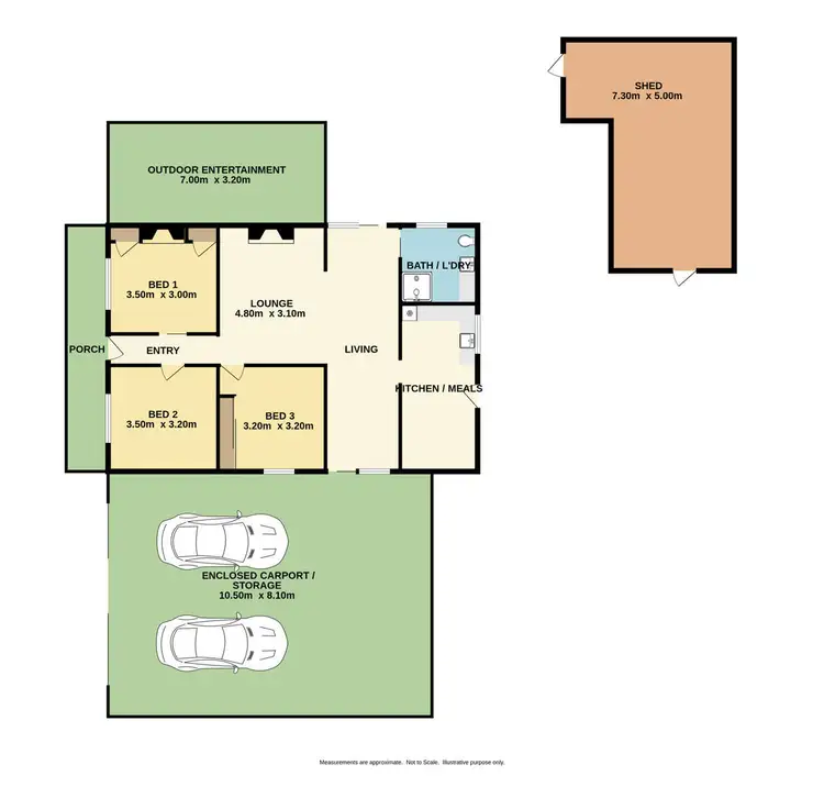 Floorplan of Homely house listing, 54 Finch Street, Beechworth VIC 3747