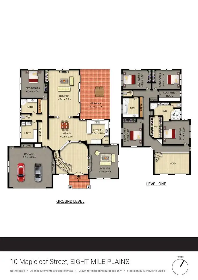 Floorplan of Homely house listing, 10 Mapleleaf Street, Eight Mile Plains QLD 4113