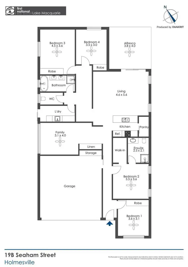 Floorplan of Homely house listing, 19B Seaham Street, Holmesville NSW 2286