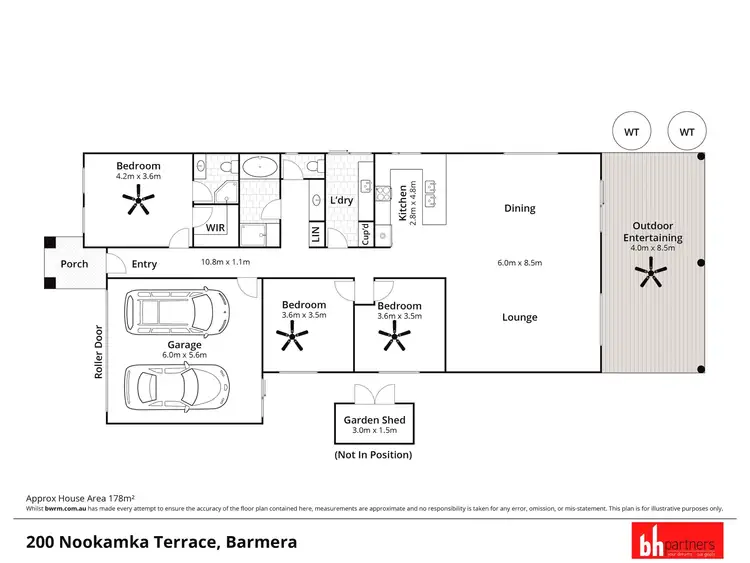 Floorplan of Homely house listing, 200 Nookamka Terrace, Barmera SA 5345