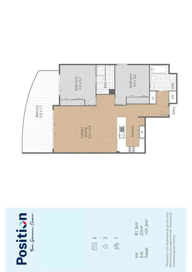 Floorplan of Homely house listing, 52/50 Mollison Street, South Brisbane QLD 4101