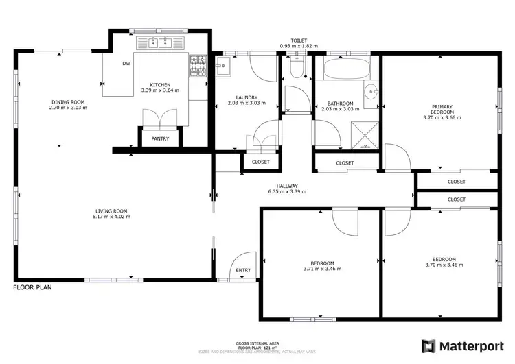 Floorplan of Homely house listing, 12 Colorado Drive, Mildura VIC 3500