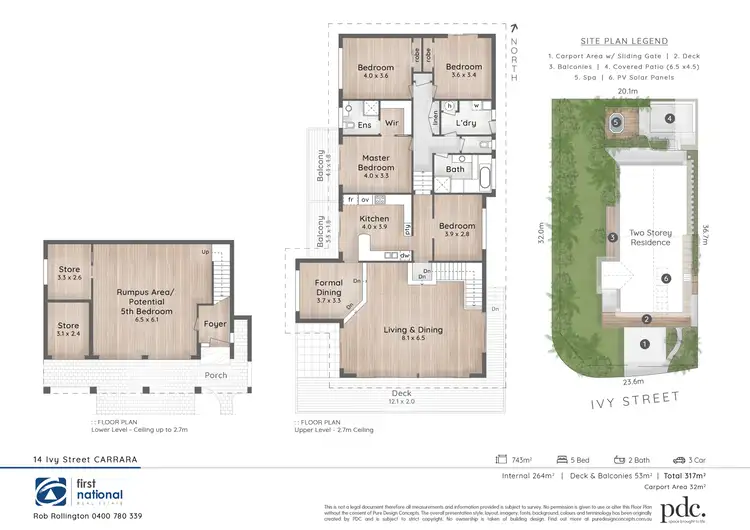 Floorplan of Homely house listing, 14 Ivy Street, Carrara QLD 4211