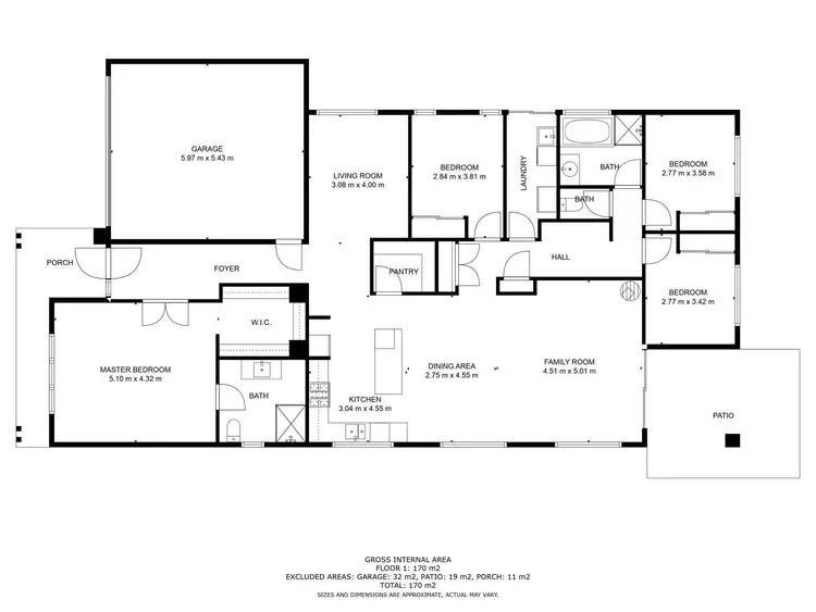 Floorplan of Homely house listing, 38 Sargeant Street, Killara VIC 3691