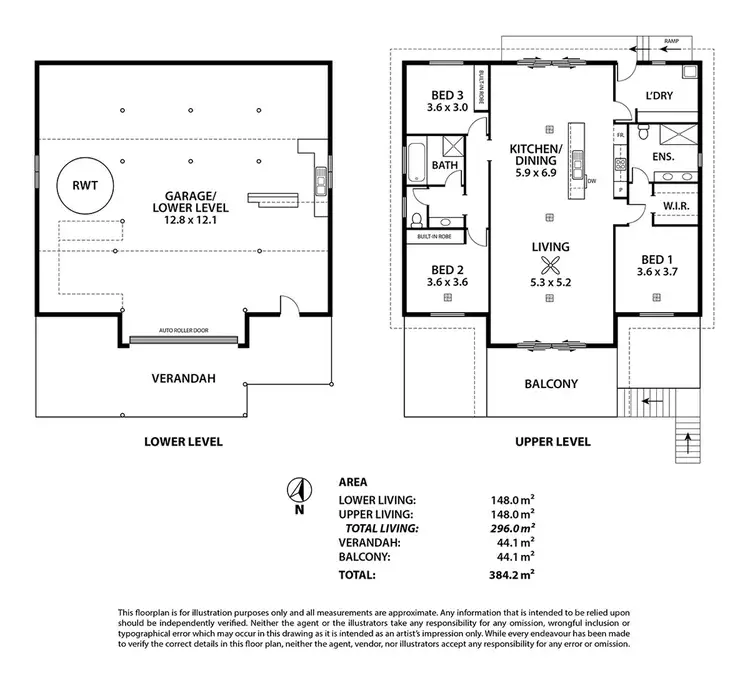 Floorplan of Homely townhouse listing, 41 Rosella Rise, Mannum SA 5238
