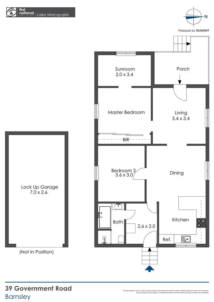 Floorplan of Homely house listing, 39 Government Road, Barnsley NSW 2278