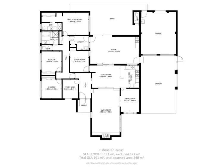 Floorplan of Homely house listing, 52 Huon Creek Road, Wodonga VIC 3690