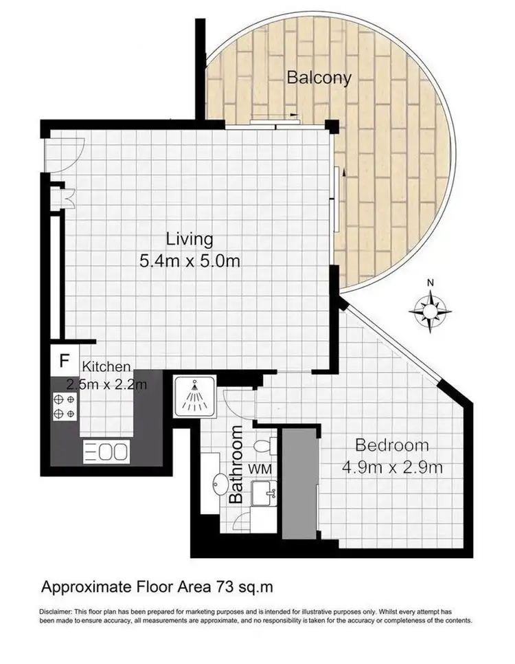 Floorplan of Homely apartment listing, 45/38 Orchid Avenue, Surfers Paradise QLD 4217