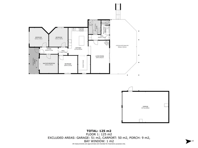 Floorplan of Homely house listing, 304 Mailors Flat - Koroit Road, Yarpturk VIC 3283