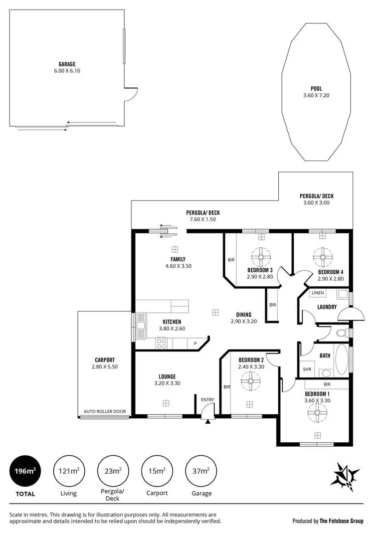 Floorplan of Homely house listing, 3 Meadows Lane, Davoren Park SA 5113