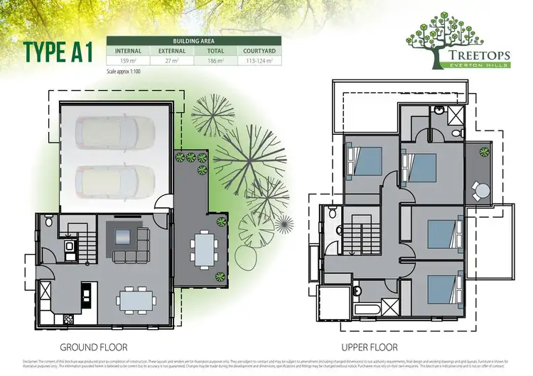 Floorplan of Homely townhouse listing, 1/36 Bunya Road, Everton Hills QLD 4053