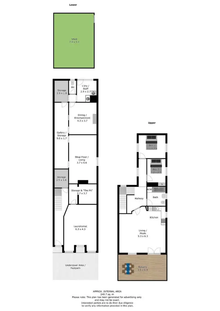 Floorplan of Homely house listing, 55 Ford Street, Beechworth VIC 3747