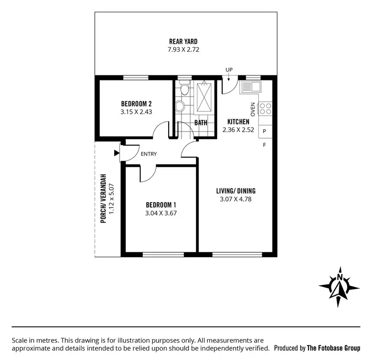 Floorplan of Homely unit listing, 2/1 Brook Street, Torrens Park SA 5062