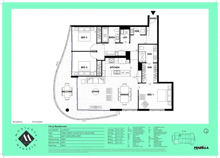 Floorplan of Homely house listing, 20211/1 Ferry Road, West End QLD 4101
