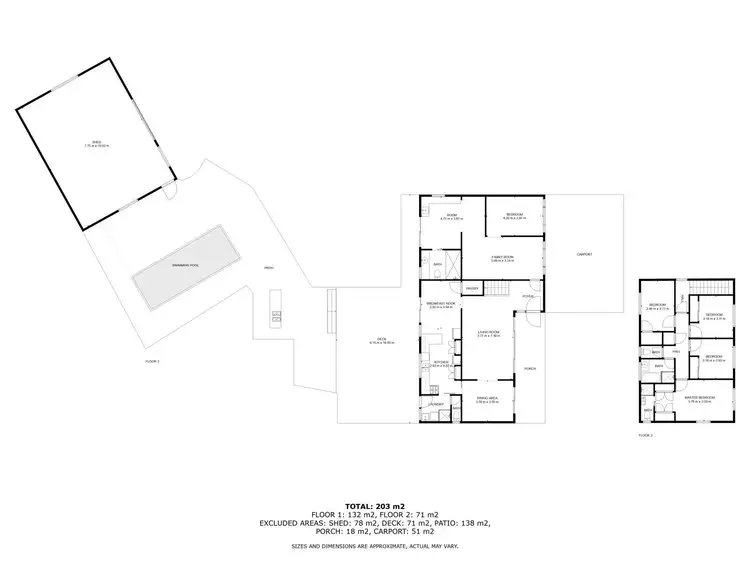 Floorplan of Homely house listing, 3 Zircon Court, West Wodonga VIC 3690