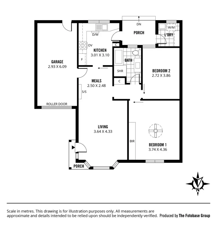 Floorplan of Homely unit listing, 2/490 Fullarton Road, Myrtle Bank SA 5064