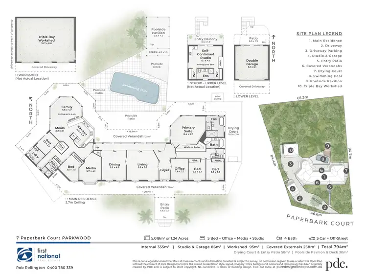Floorplan of Homely house listing, 7 Paperbark Court, Parkwood QLD 4214