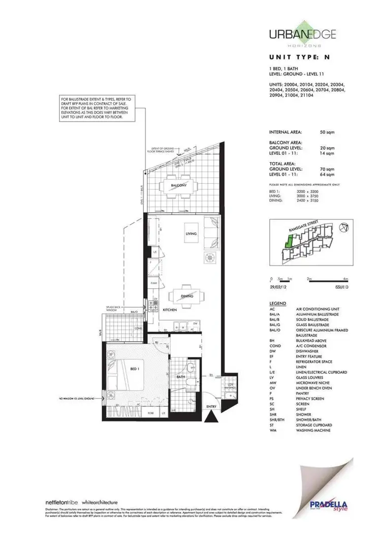 Floorplan of Homely house listing, 20604/63 Blamey Street, Kelvin Grove QLD 4059