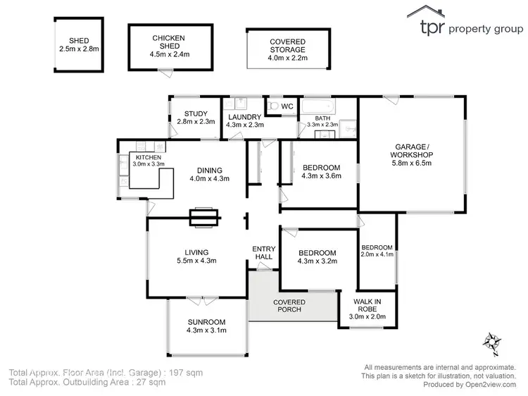 Floorplan of Homely house listing, 69 Harrisons Road, Cradoc TAS 7109