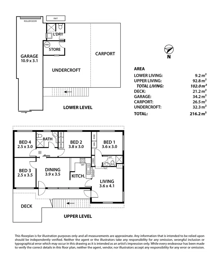 Floorplan of Homely townhouse listing, 54 River Lane, Mannum SA 5238