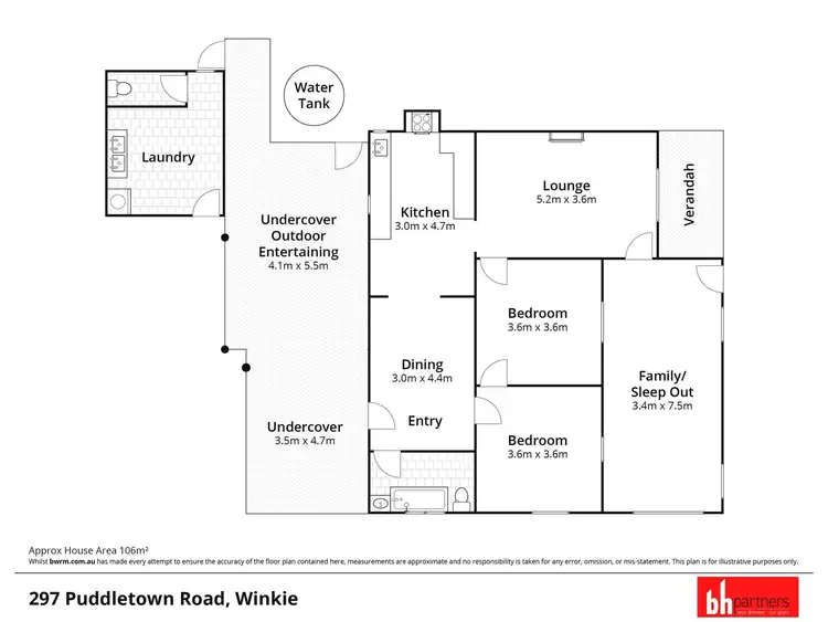 Floorplan of Homely house listing, 297 Puddletown Road, Winkie SA 5343