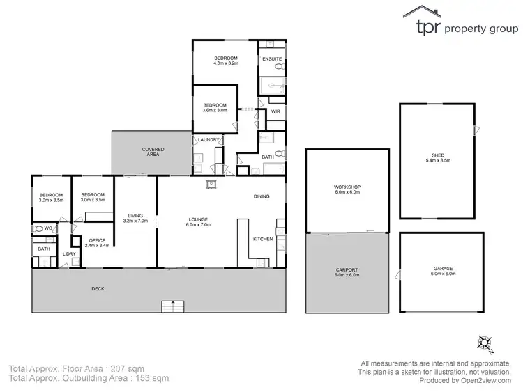 Floorplan of Homely house listing, 399 Sunny Hills Road, Glen Huon TAS 7109