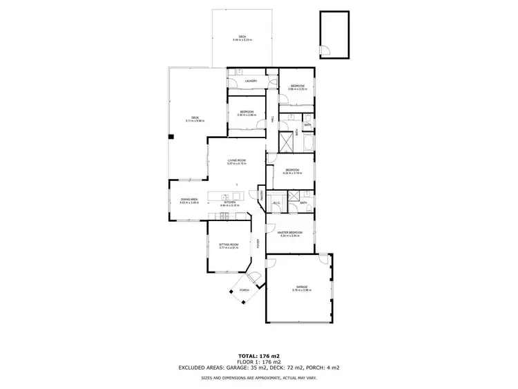Floorplan of Homely house listing, 76 Slattery Place, Thurgoona NSW 2640