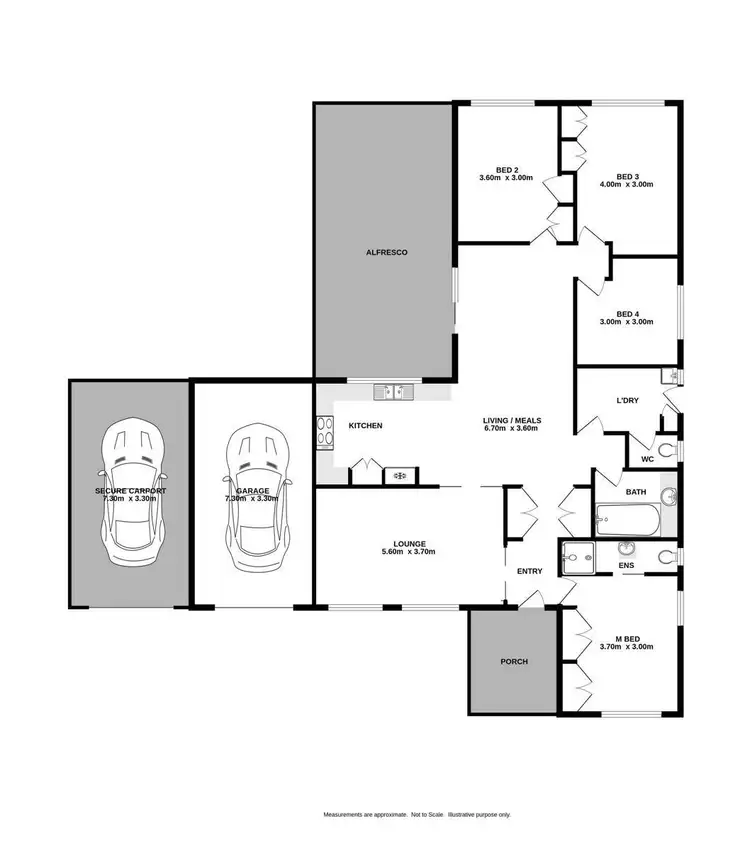 Floorplan of Homely house listing, 75 Kiewa East Road, Tangambalanga VIC 3691