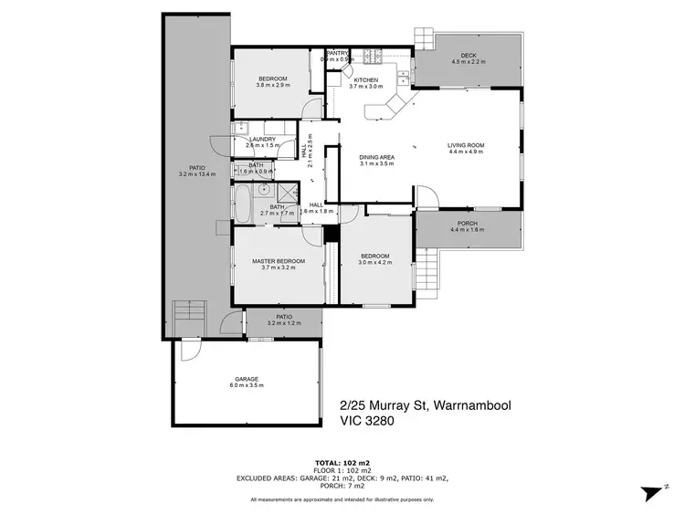 Floorplan of Homely house listing, 2/25 Murray Street, Warrnambool VIC 3280