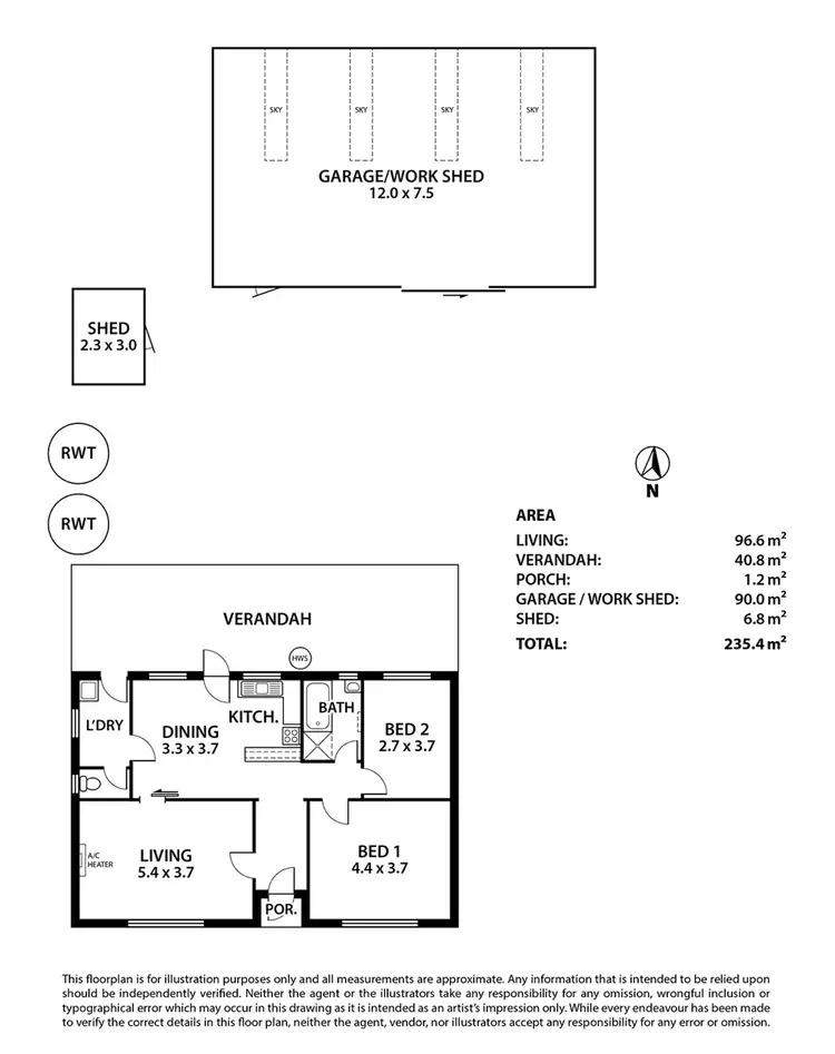 Floorplan of Homely house listing, 28 Horstmann Crescent, Swan Reach SA 5354