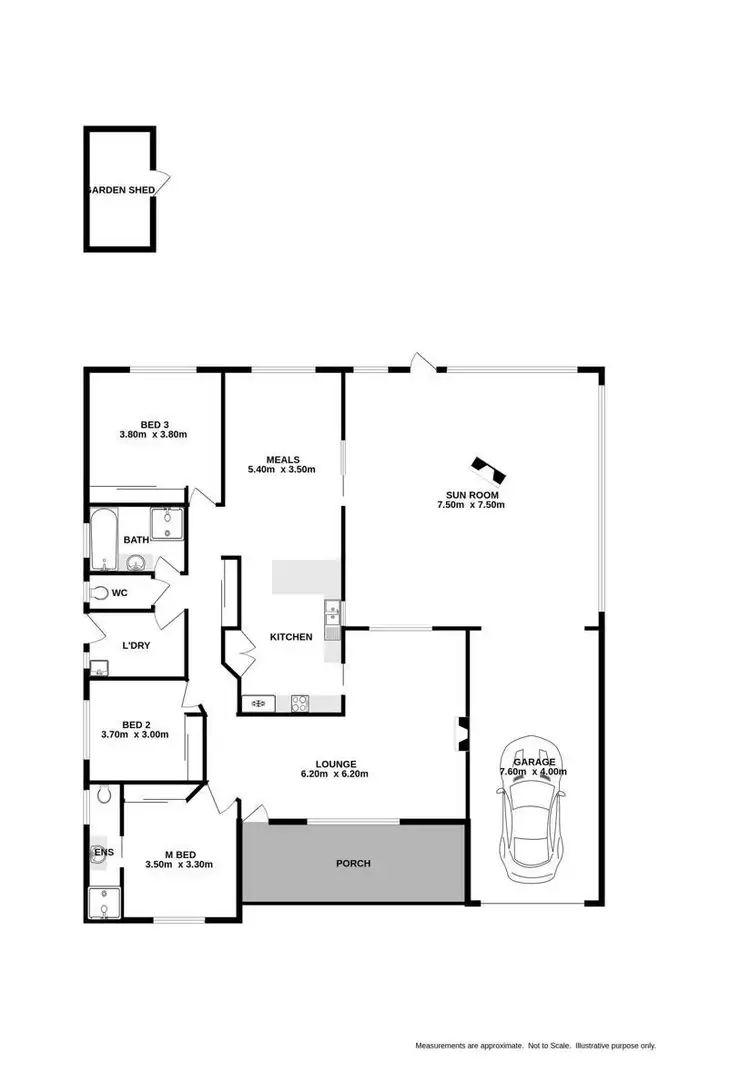 Floorplan of Homely house listing, 5 Darri Drive, Springdale Heights NSW 2641